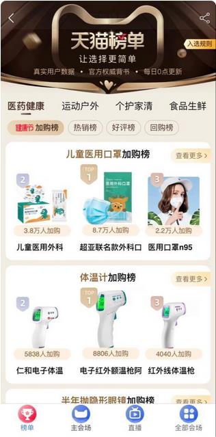 天貓健康節主會場上線 4月11日晚8點正式開啟健康增強用品組合裝新體驗
